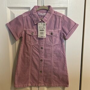 Toddler girl denim dress